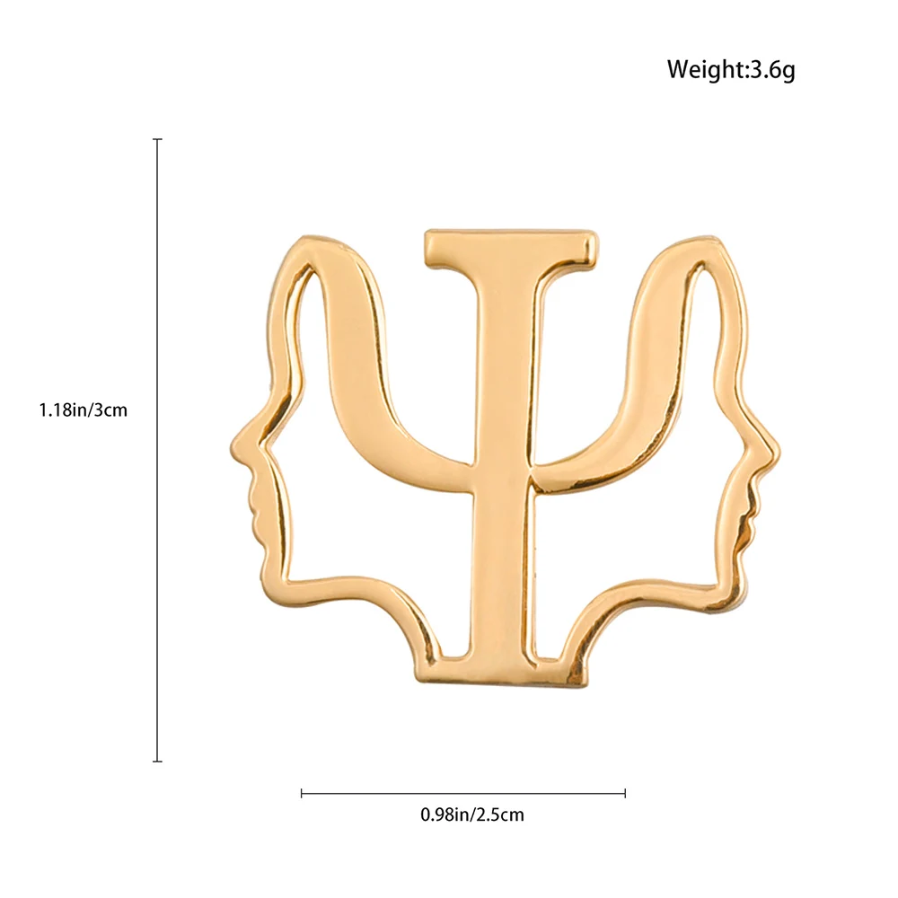 Брошь с психоделическим принтом в ассортименте