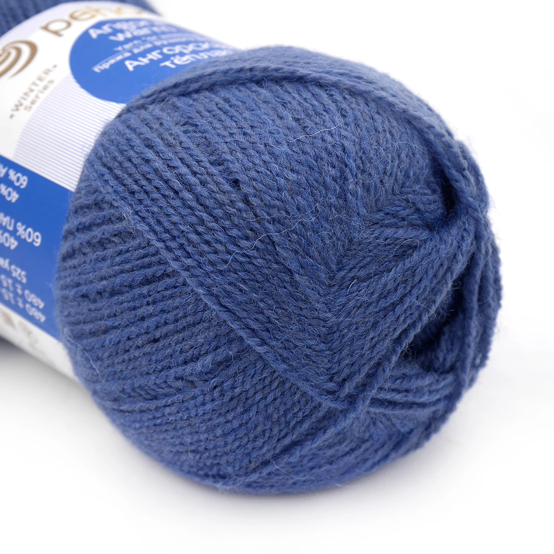 Пряжа Пехорка Ангорская Теплая (5 мотков) 40% шерсть 60% акрил 100г 480м | Дом и сад