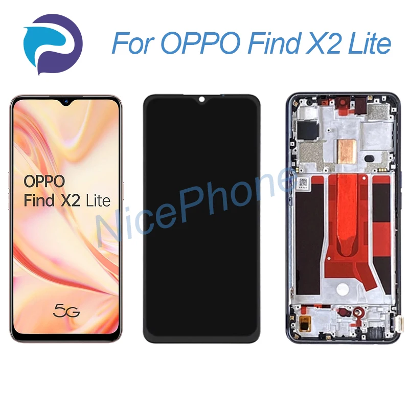 Для OPPO Find X2 Lite ЖК-экран + сенсорный дигитайзер дисплей 2400*1080 CPH2005 Find X2 Lite ЖК-экран дисплей