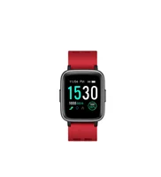 Smart Watch, Red and Blue Color, Sleep, Menstrual Cycle, Heart Rhythm, Flaslight, Pedometer, Sport and Exercise Process Tracking