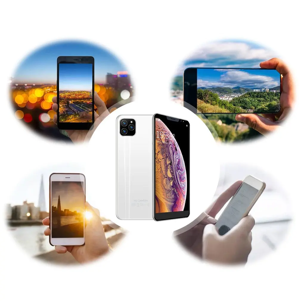 5 8 inch big screen i13plus smartphone 512mb4g android wifi smartphone camera dual core dual card dual mode phone free global shipping