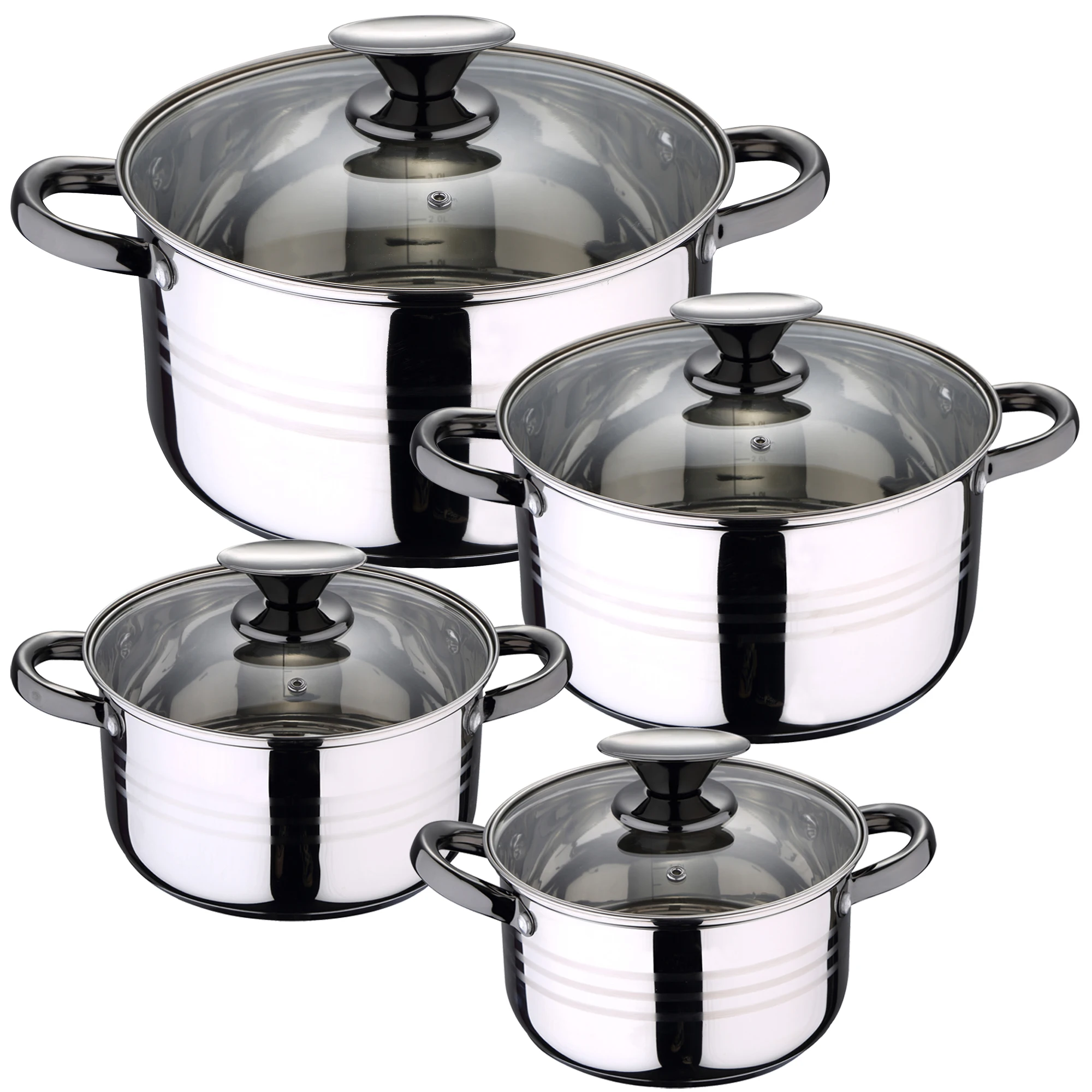 10 шт Сан Игнасио кухня акумуляторная батарея в нержавеющая сталь и кованые