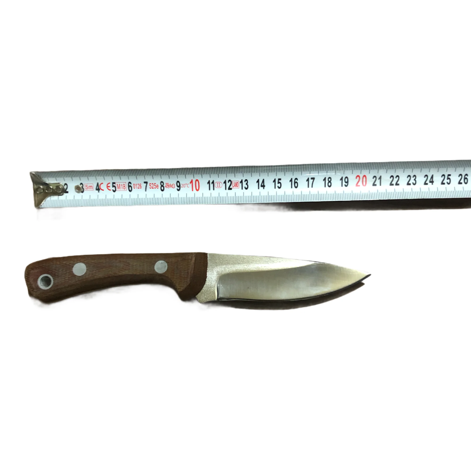 

Personalized handmade knife 4116 heat treated stainless steel with fiber haft and special case no:11 Camping