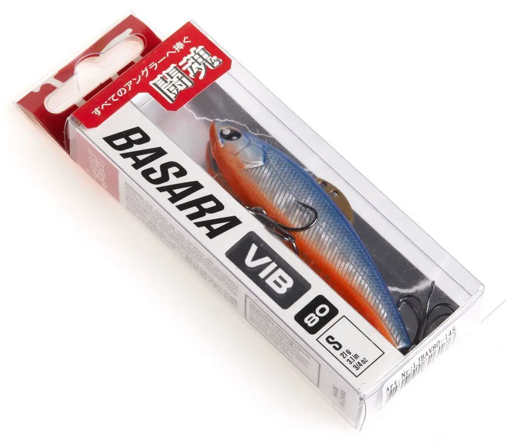 Воблер вертикальный Lucky John BASARA VIB S 80 цвет 145