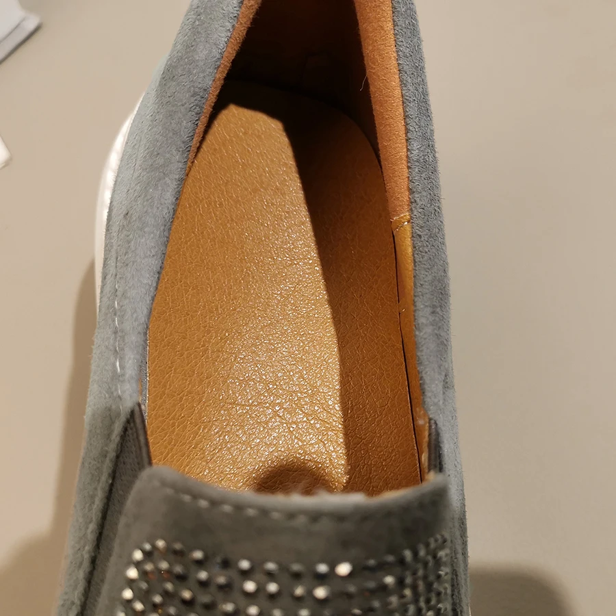 

Summer Sneakers Women 2021 Rhinestone Leather Women Sneakers Fashion Woman Casual Shoes 5.5cm