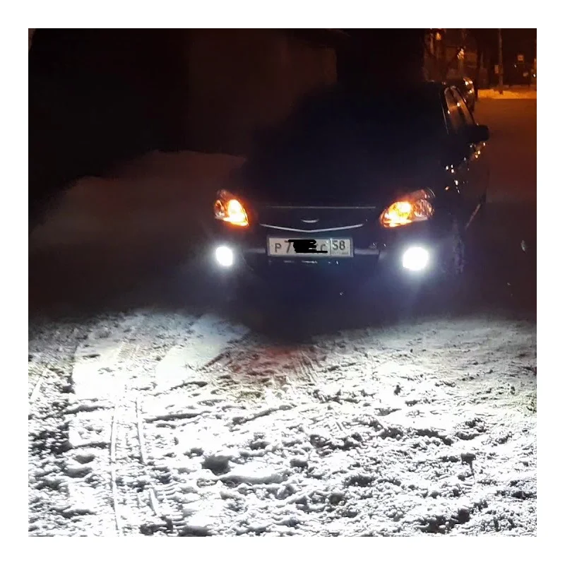 Противотуманные светодиодные фары для Лада Приора Нива Шевроле Газель Бизнес