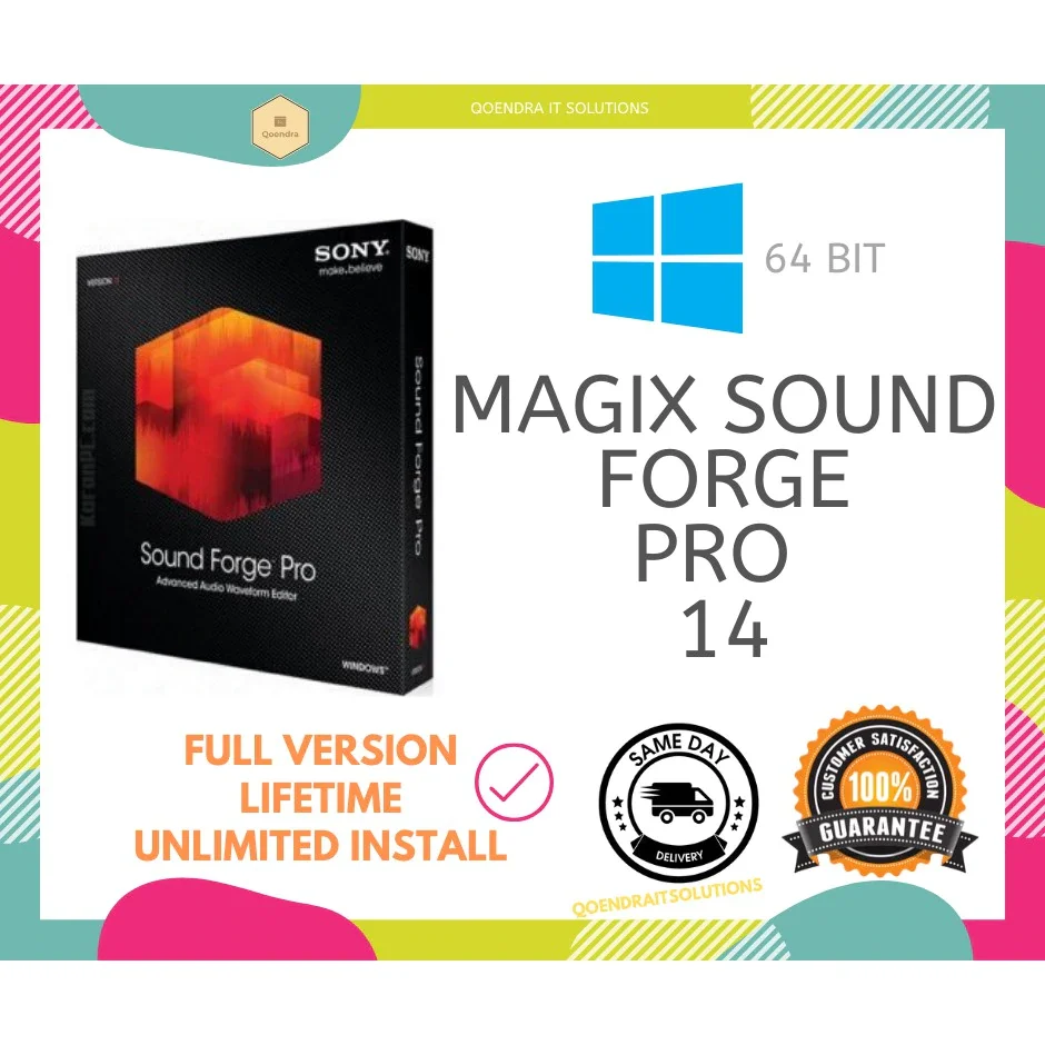

MAGIX Sound Forge Pro 14 SUITE LIFETIME LICENCE