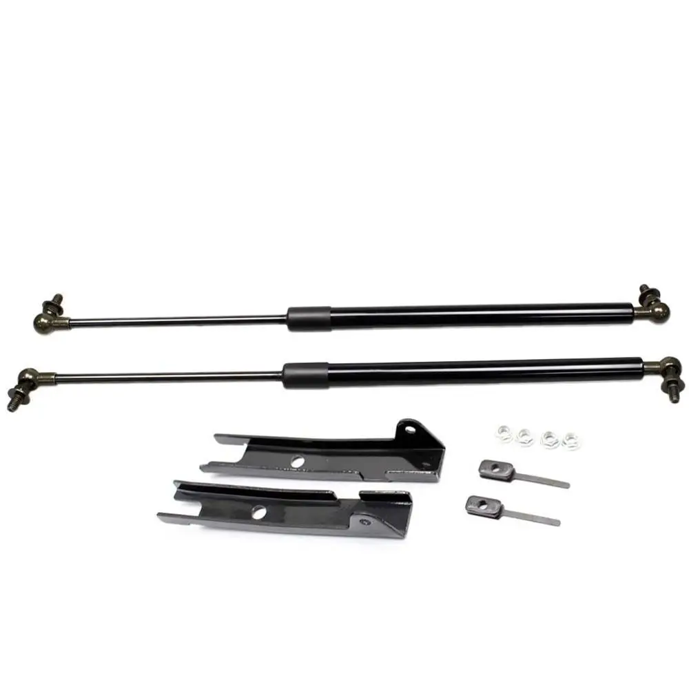 normal black Для Toyota Hilux SR5- 4x4 аксессуары для пикапов передний капот из углеродного волокна газовые счетчики Лифт Газлифты шок - Цвет: normal black