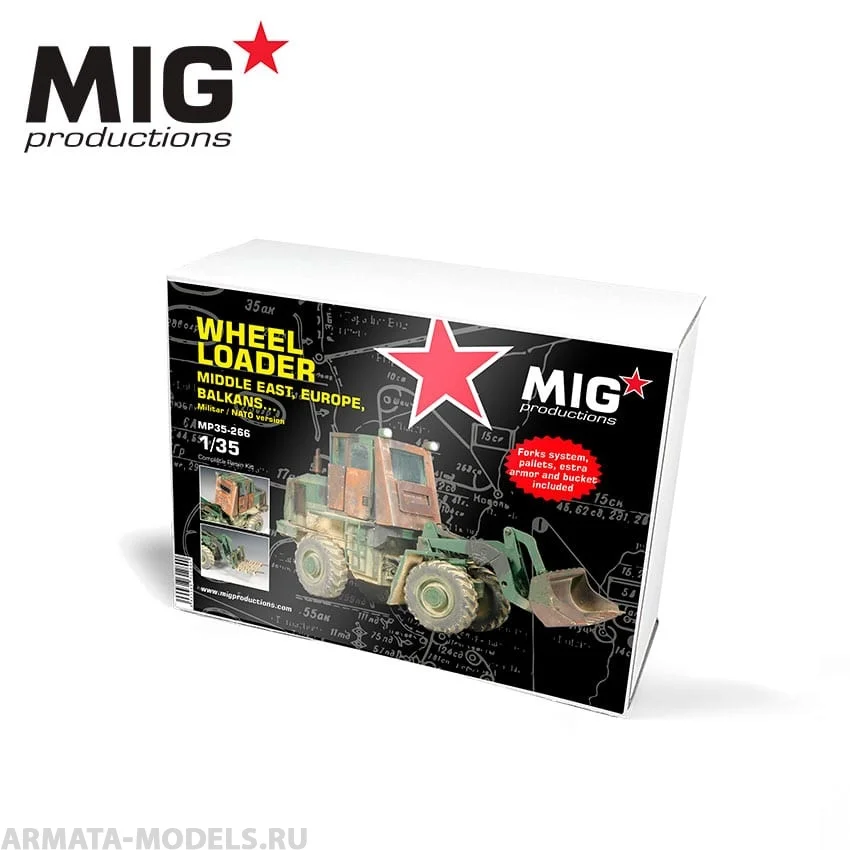 MP35-266 Сборная модель из пластика WHEEL LOADER Middle East Europe Balkans. MILITAR