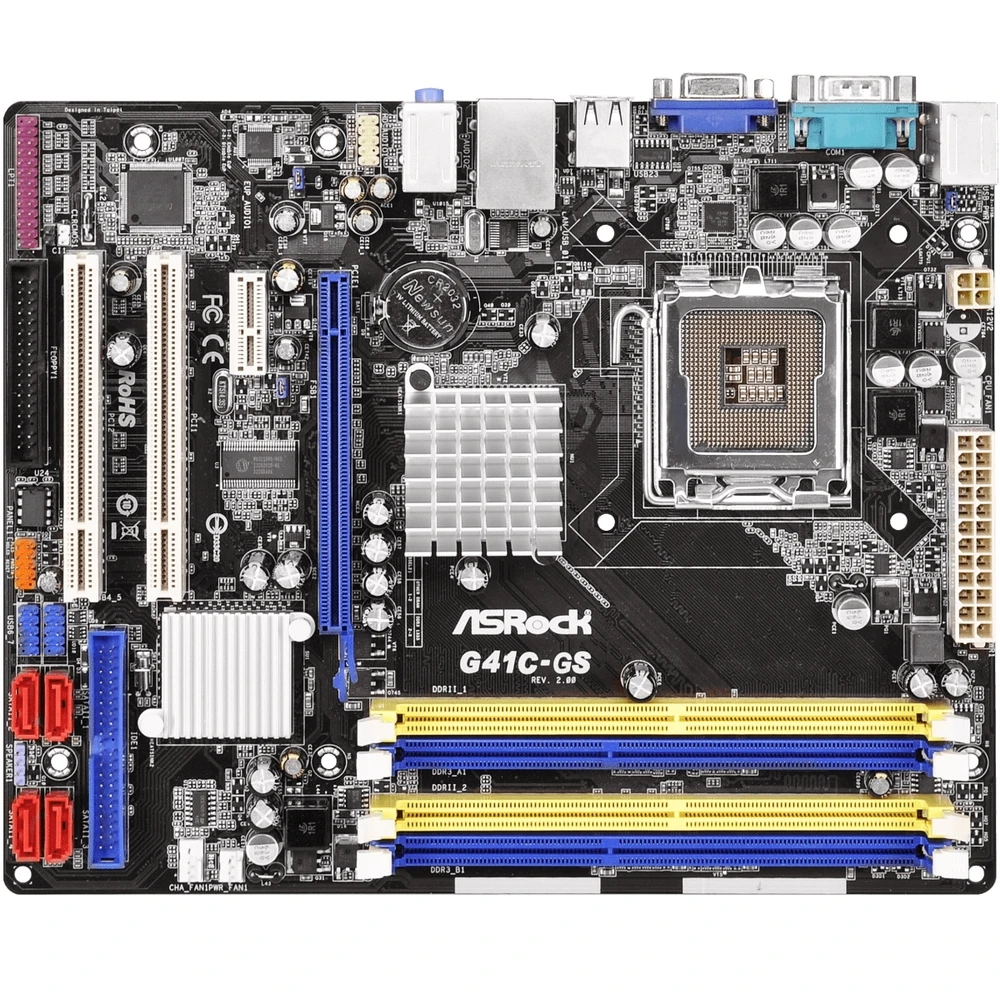 Материнская плата ASRock G41C-GS R2.0 | Компьютеры и офис
