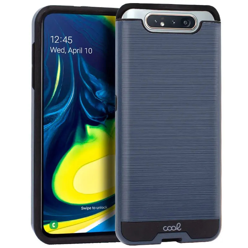 Чехол samsung A805 Galaxy A80 алюминиевый (синий)|Бамперы| |