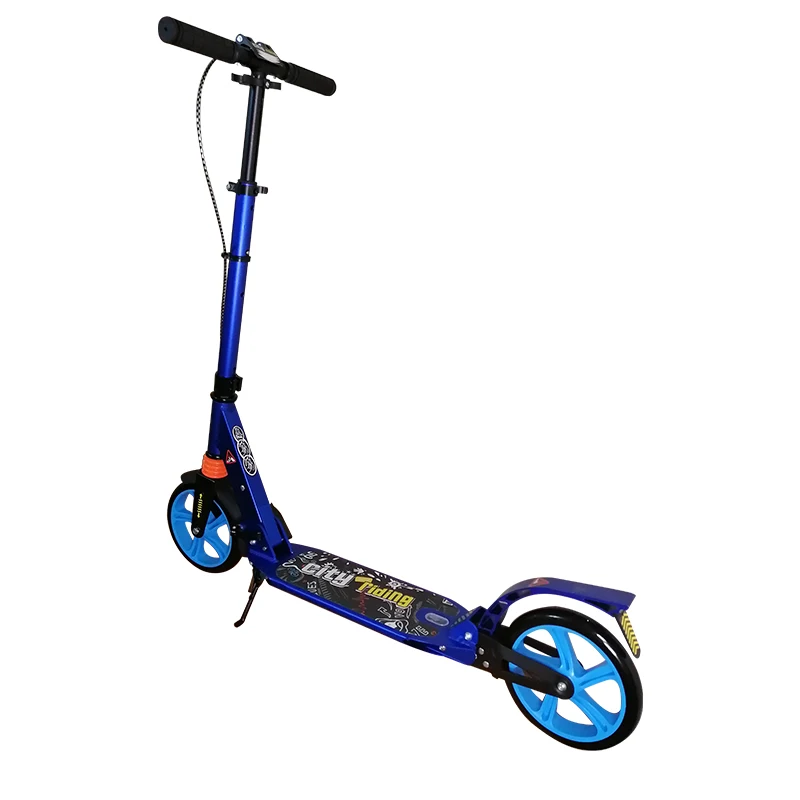 Скутер для взрослых с рамкой из алюминиевого сплава прозрачным колесиком 20 см