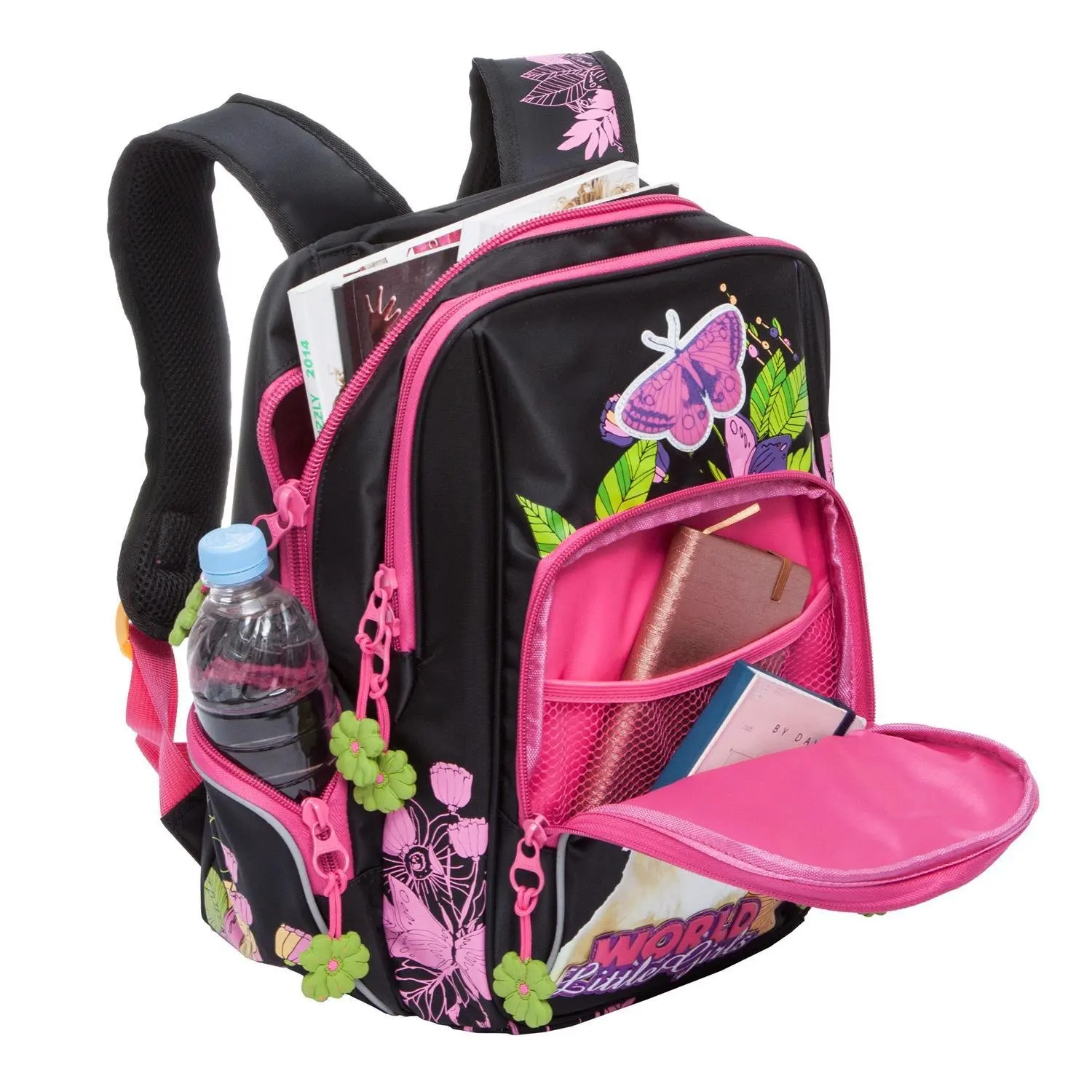 Backpack grizzly for Girl Happy Dog |