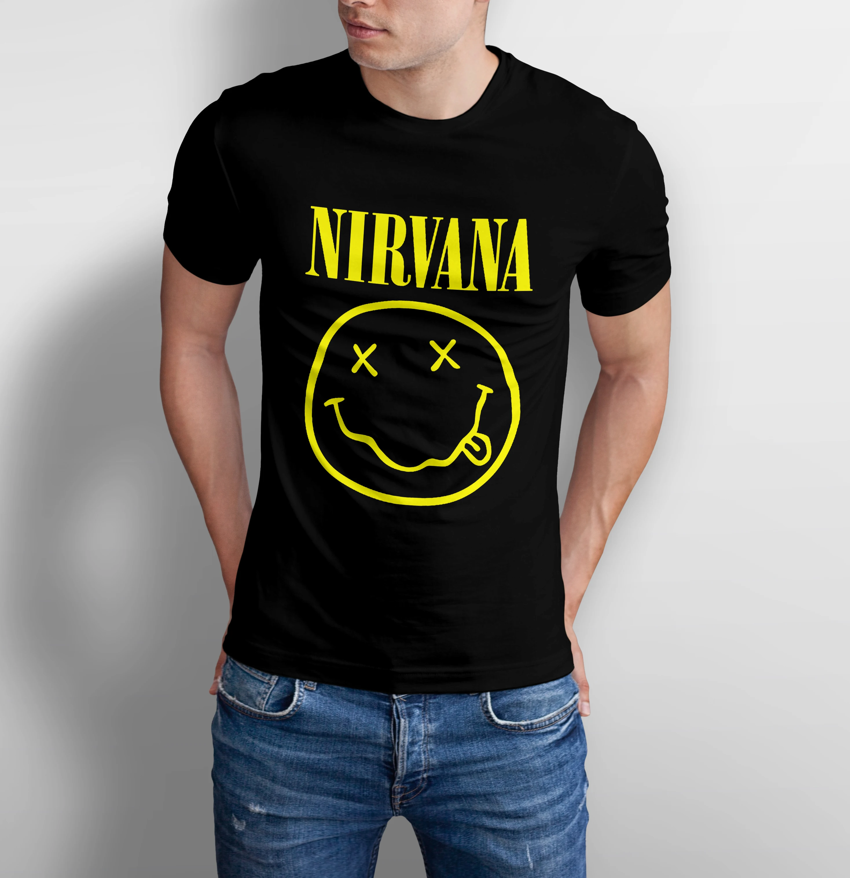 Футболка NIRVANA нирвана хлопок быстрая доставка из России. |