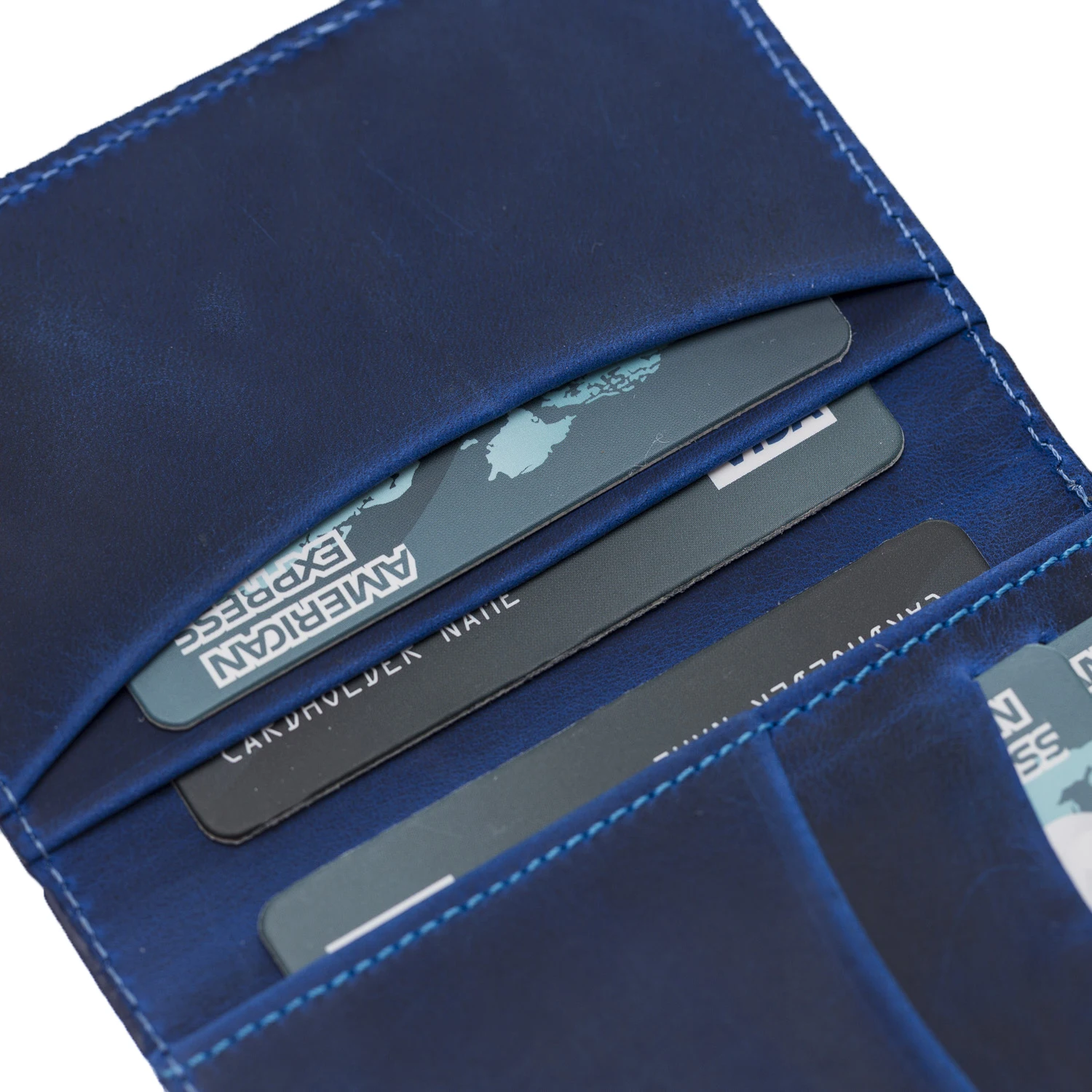 Handmade Genuine Leather RFID Protection ID & Credit Card Holder Holds up to 6 Cards Slots Minimalist Card Holder Wallet Elegant