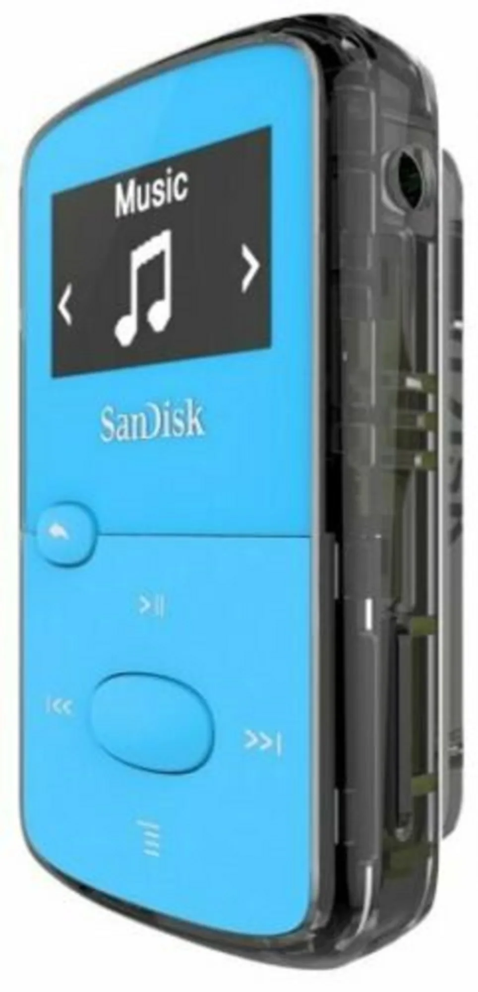 Новинка SanDisk Sansa Clip Jam 8 ГБ синий MP3-плеер FM-радио Музыкальный разъем USB MicroSD |