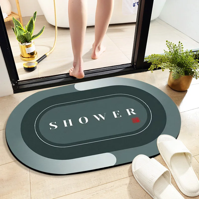 

2022 Kitchen Floor Washable Oil Proof Doormat Kitchen Napa Skin Super Water Absorbent Shower Mat Variety Of Styles Easy To Clean