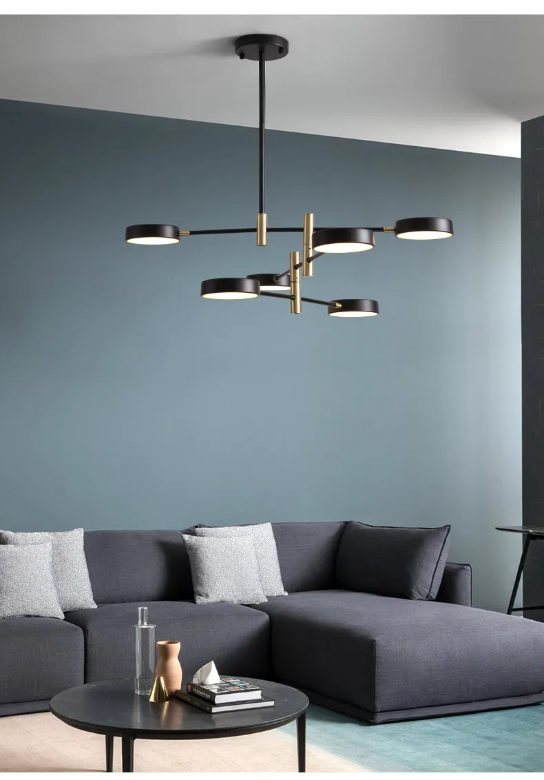 Nordic Modern LED Pendant Lights Creative Design Wrought Iron Livingroom Bedroom Office Reading Room Lighting Fixtures Hanglamp | Лампы и