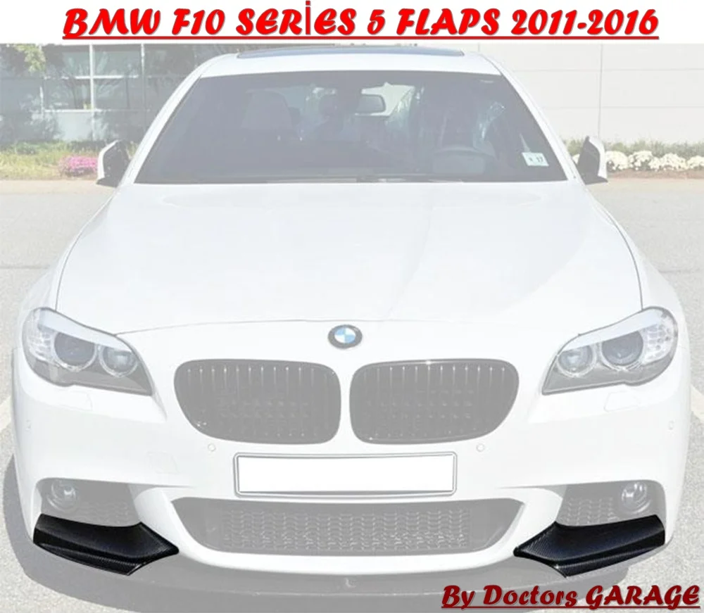 

Передний бампер для BMW F10 5 серии 2011 2012 2013 2014 2015 2016, автомобильный разветвитель, передний бампер, фартук, угловой плафон, глянцевое черное авто
