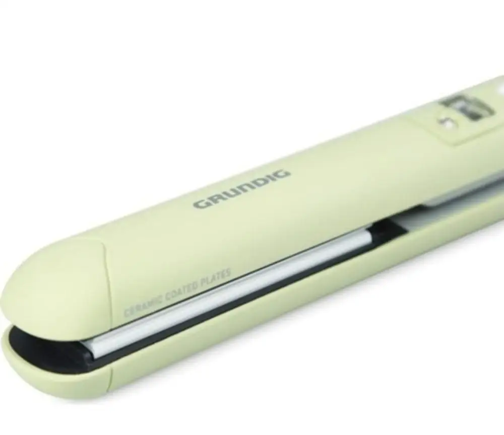 

Grundig HS 5734 Macaron Edition 5x Ceramic Coating Hair Straightener [Spring Green] Straightens & Curls with Adjustable Temp