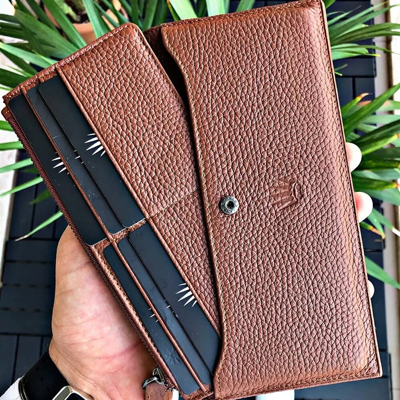 

Handmade Vintage Crazy horse Genuine Leather Wallet Men Wallet Leather engrave Short Wallet Men Purse Male Money Clips Money bag Genuine Leather Card Holder Men Cow Leather With Crocodile Pattern Wallet Phone Wallet