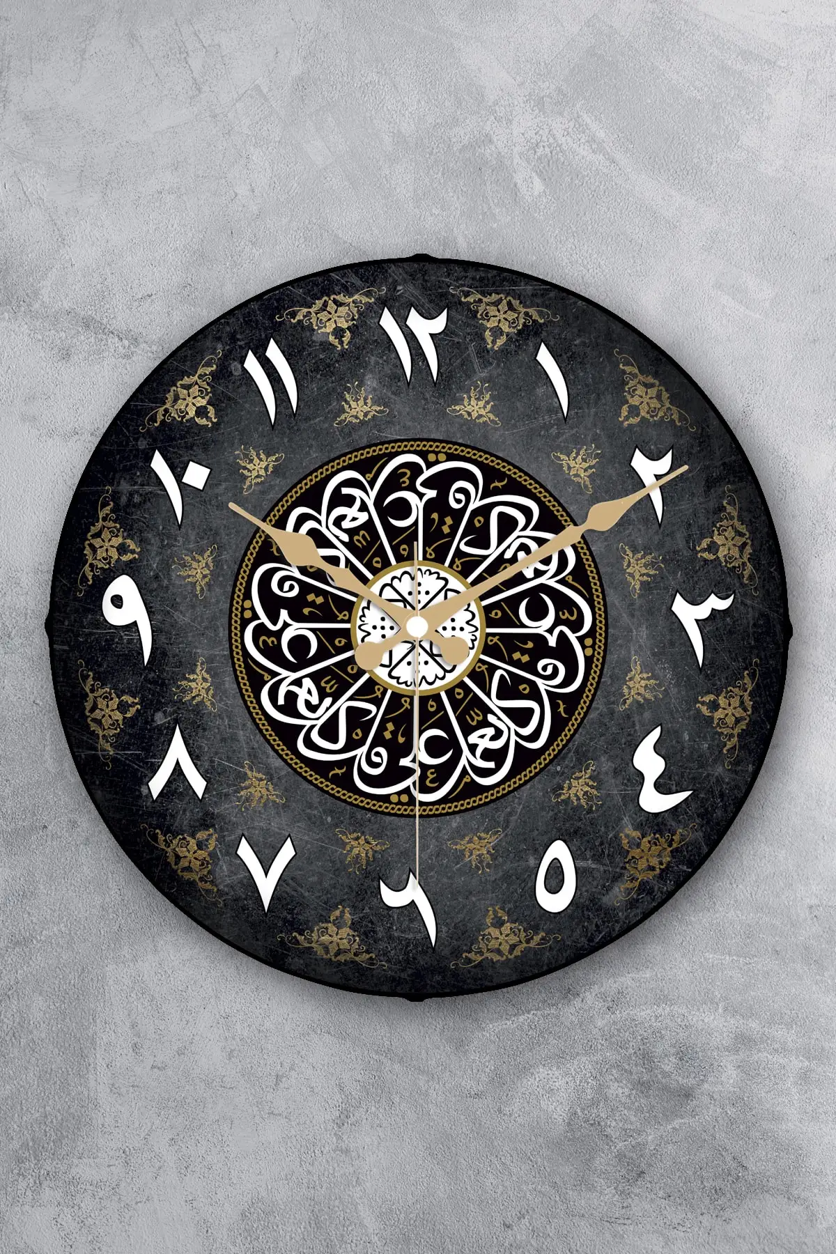 

36 CM DOME GLASS WALL CLOCK