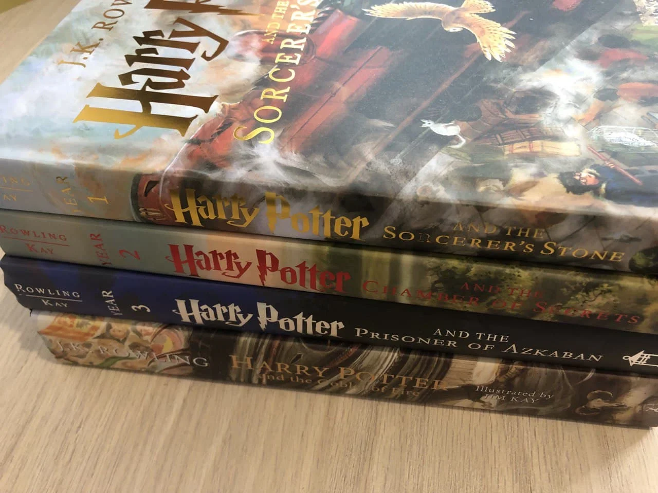 4шт/набор Harry Potter J.K. Rowling Jim Kay Гарри Поттер Джим Кей суперобложка ENG | Канцтовары для
