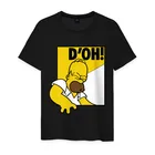 Мужская футболка хлопок Гомер (D'OH!)
