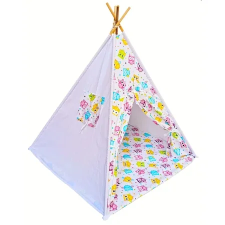 Papoose Play Tent из чистого хлопка-10 различных узоров-аллергенов и вредных химических