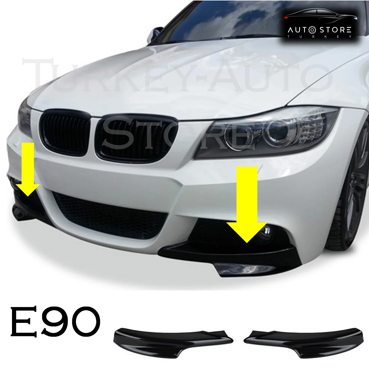 Разветвитель губ переднего бампера для BMW E90 2004-2012 LCI M технический комплект кузова