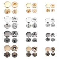 kaobuy 20pcs detachable snap metal buttons fastener for clothing jeans perfect fit adjust self waist twist free sewing buttons