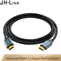 jh link hdmi 2 1 cable for xiaomi mi box hdmi compatible cable 8k60hz 4k120hz 48gbps digital cables for ps5 ps4 hdmi splitter
