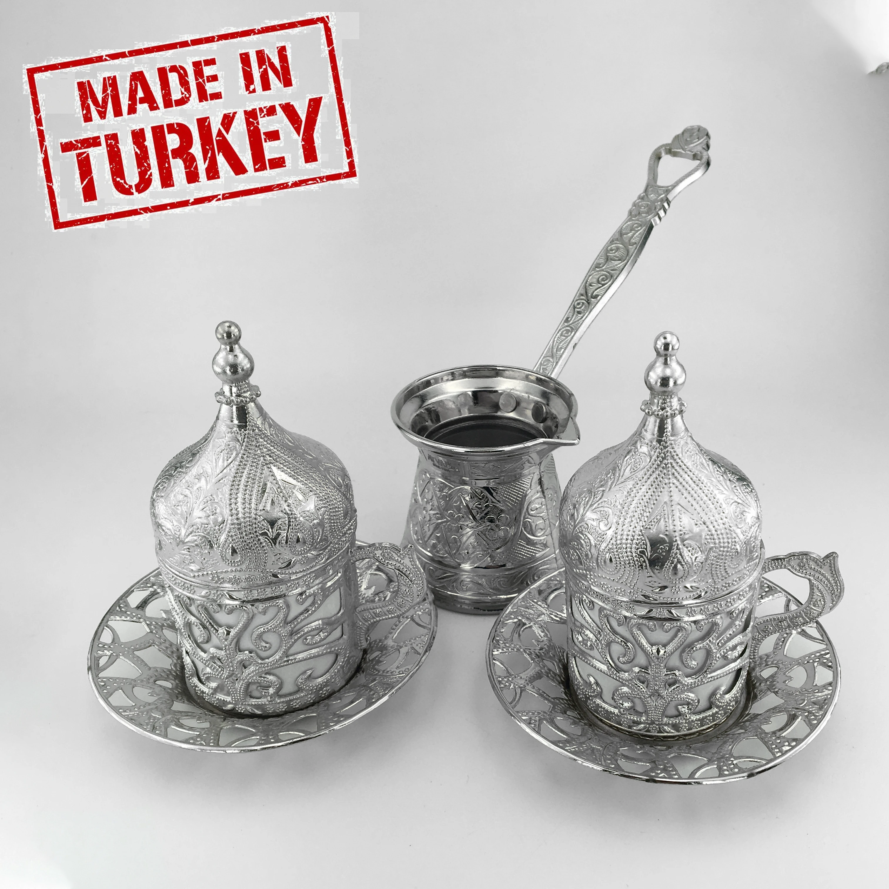 Coffes Copper Mug Cezve Pot Espresso Set With Maker Anatolian Ottoman Greek Made in Turkey  Winter Kitchen Grinder Tea