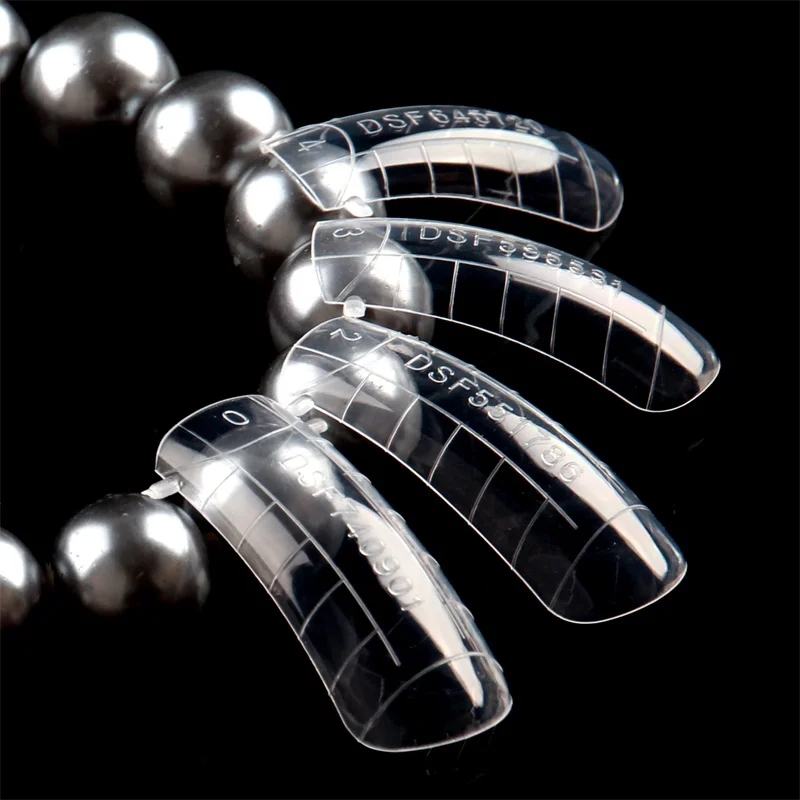 

Recycle use Dual System Nail Form Slight Curve French Style False Finger Nail Art Tools
