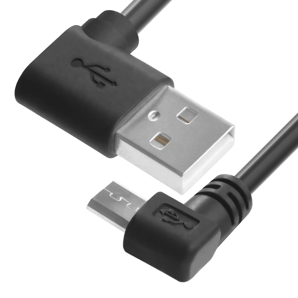 GCR Угловой кабель для зарядки телефона micro USB cable for Samsung Honor Nokia ZTE провод смартфона