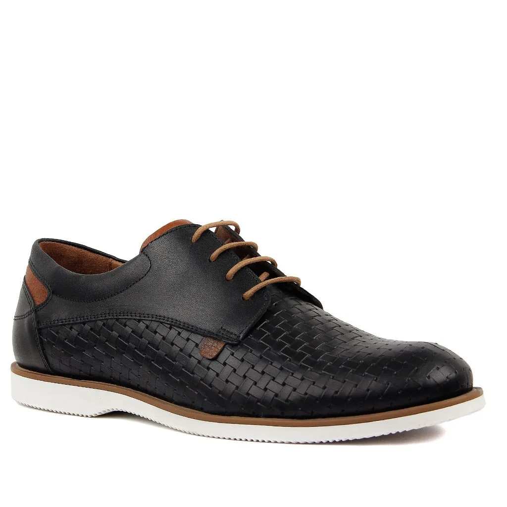 Sail Lakers-Genuine Leather Men's Classic Derby Shoes Brand Formal Business Oxford Men Dress Wedding Office zapatillas hombre deportiva mocassin