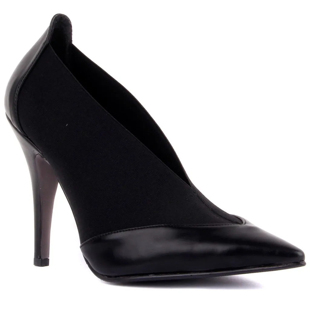 Guja-черные женские туфли на высоком каблуке | Обувь