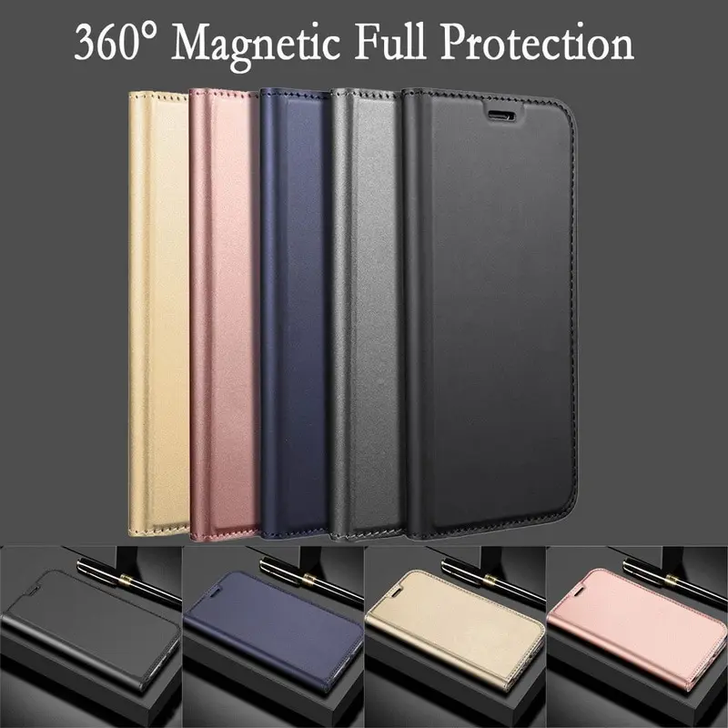 Роскошный чехол книжка с магнитной застежкой для Xiaomi Mi9 8 SE A3 Lite кожаный