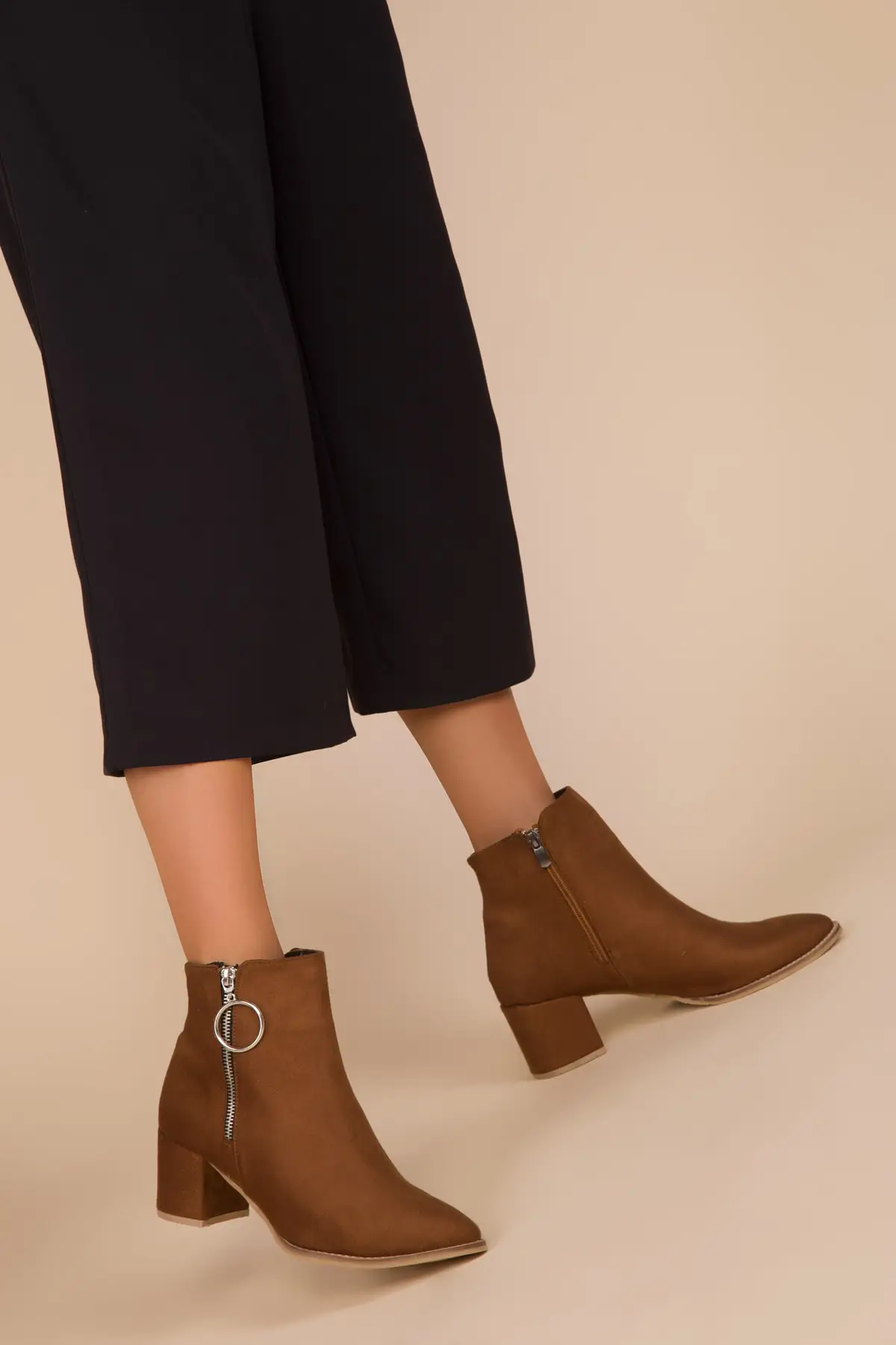 SOHO Women Fashion Pointed Ankle Boots Ladies Casual Leather Comfortable Shoes Female Vintage Low Heel High Quality 14090 | Обувь