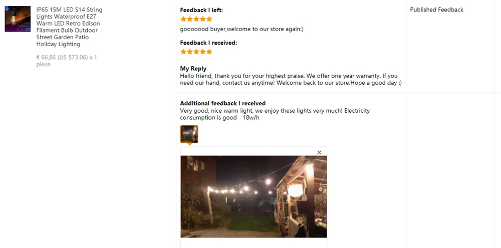 IP65 Kommerzielle Qualität 15M Party Lichter Outdoor S14 LED Lichterketten Für Terrasse Hinterhof Veranda Cafe Bar Weihnachten hochzeit Lichter – Detail 40