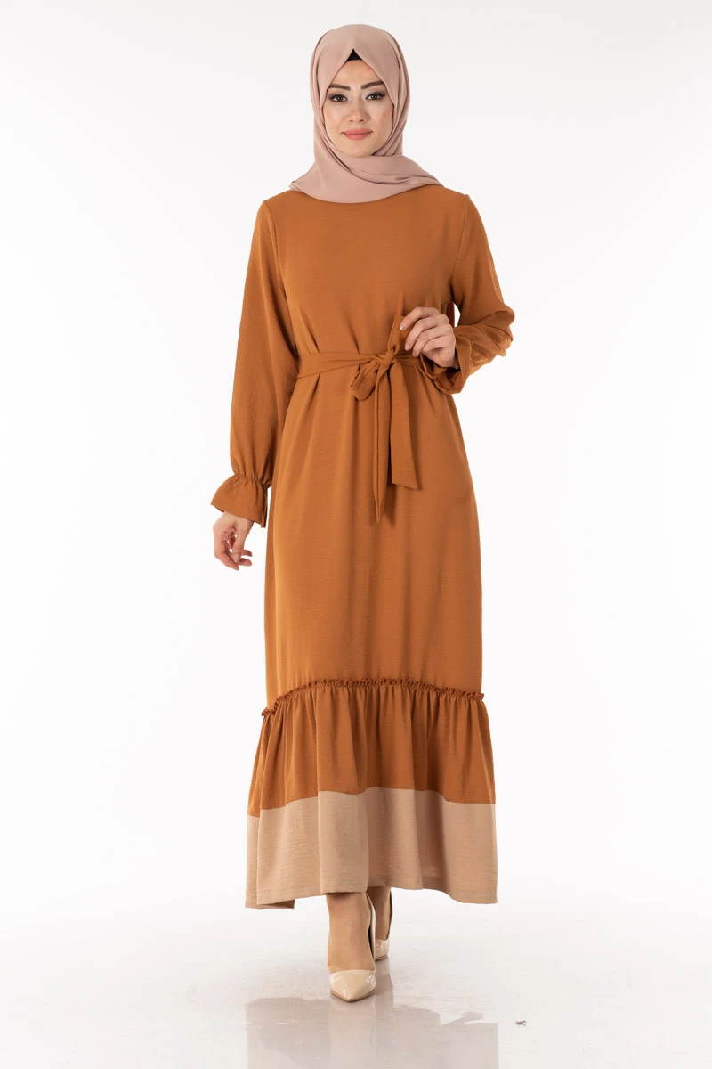 

Muslim arabic long sleeve evening dresses party elegant chiffon for women High Neck Real Photos Vintage Formal Gowns 2020