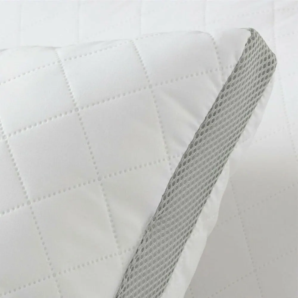 

White Air Conditioned Pillow Microfiber Polyester Comfortable Sleep