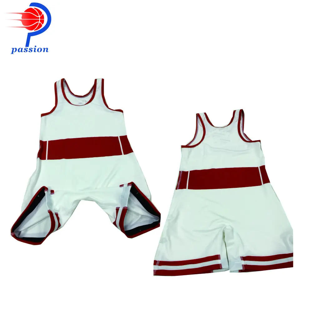 Factory Price Custom Sublimated Printing Spendex Wrestling Uniforms With Logos |