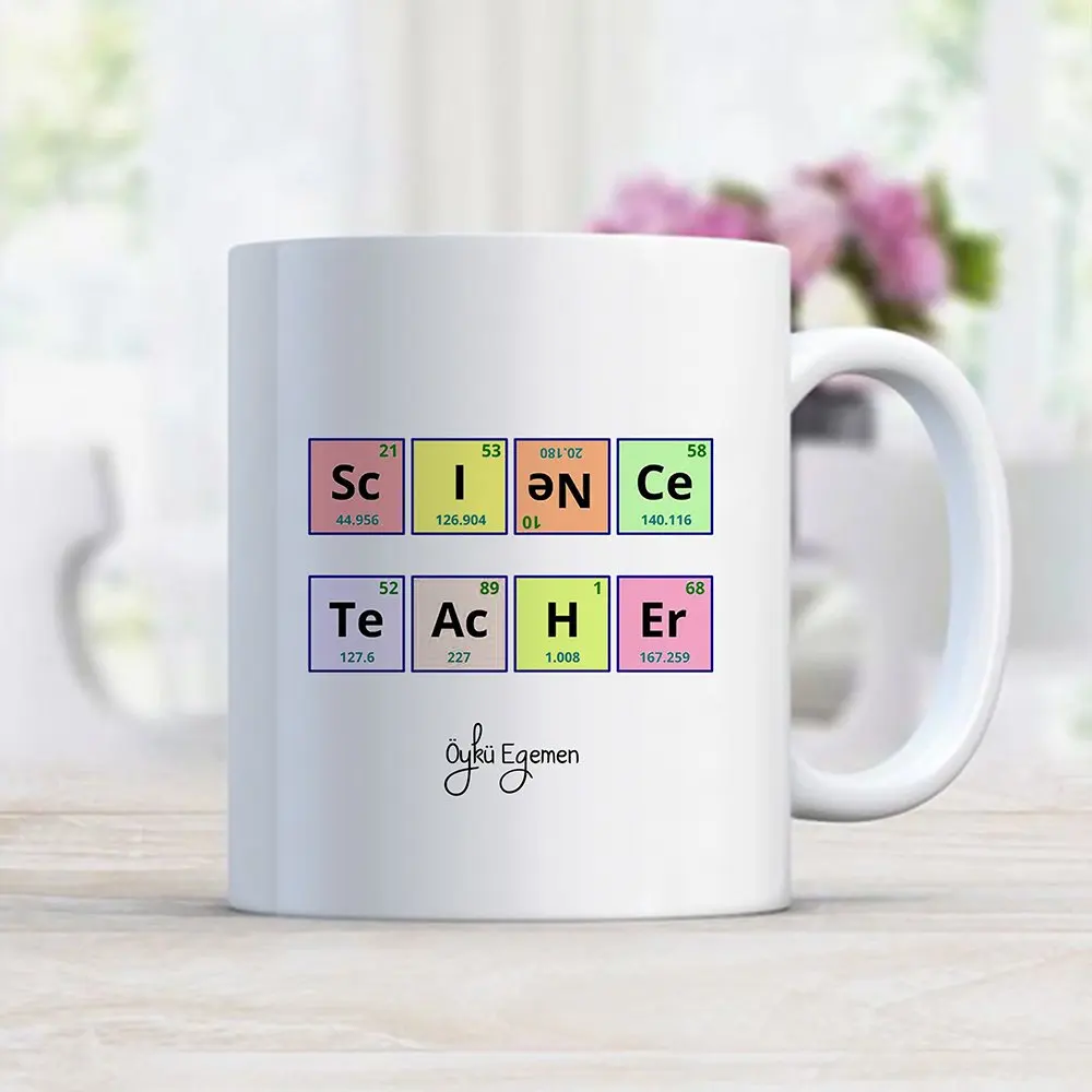 

Персонализированная белая кружка для профессиональных научных учителей-3