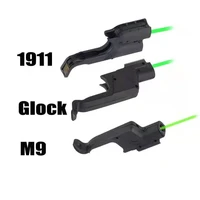 tactical ppt 5mw green laser sight fits glock 17 beretta m92 1911 for hunting accessory gs20 0033 front activation