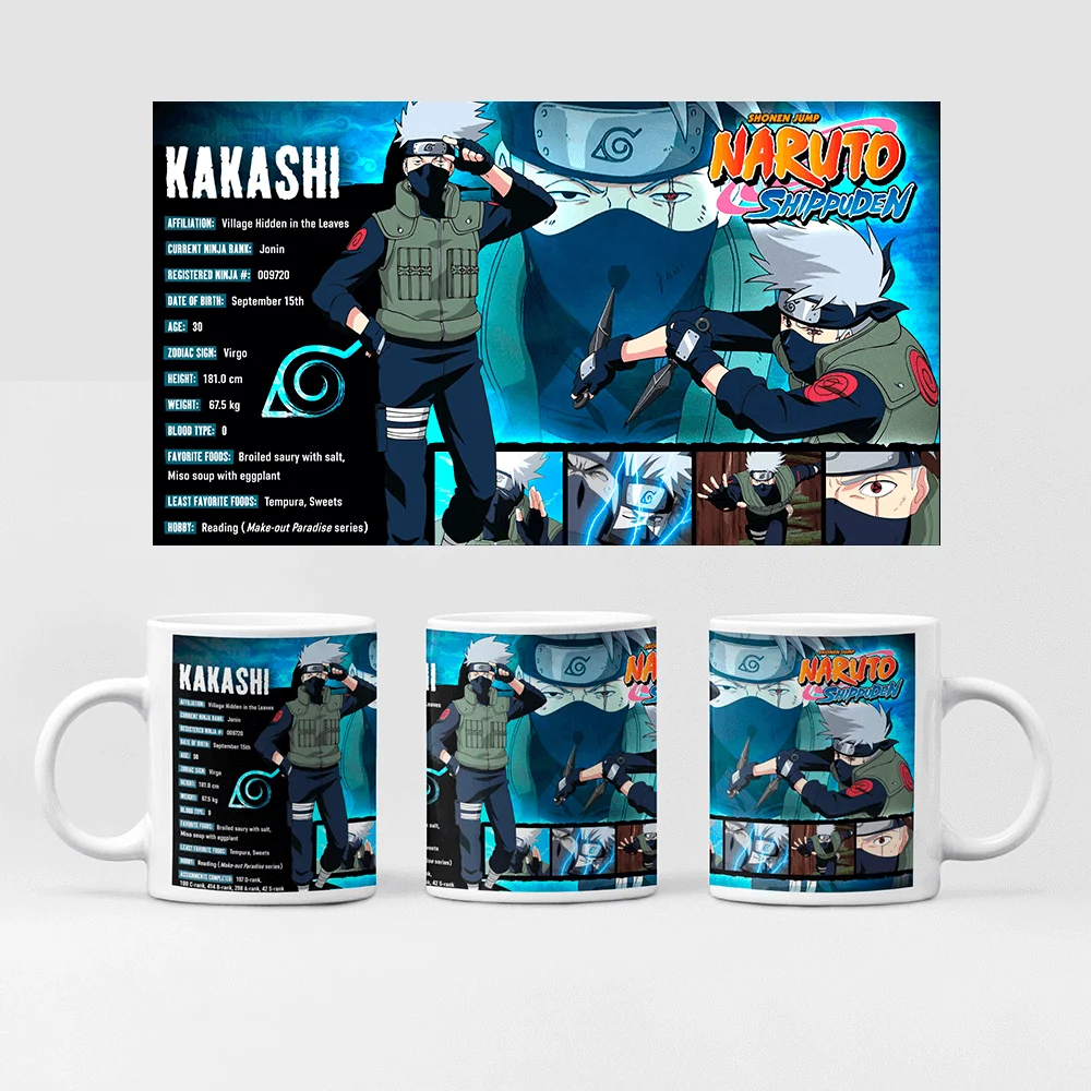 Кружка аниме Наруто №4 кружка с принтом Удзума Хината Хюга Обито Учиха Итати