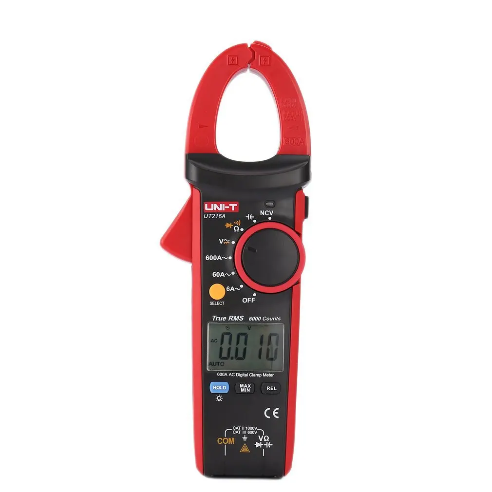 

Digital Clamp Meters UNI-T DC/AC Volt Amp Diode Multimeter Ammeter Multitester Current Voltage Resistance Tester ProbeUT216A