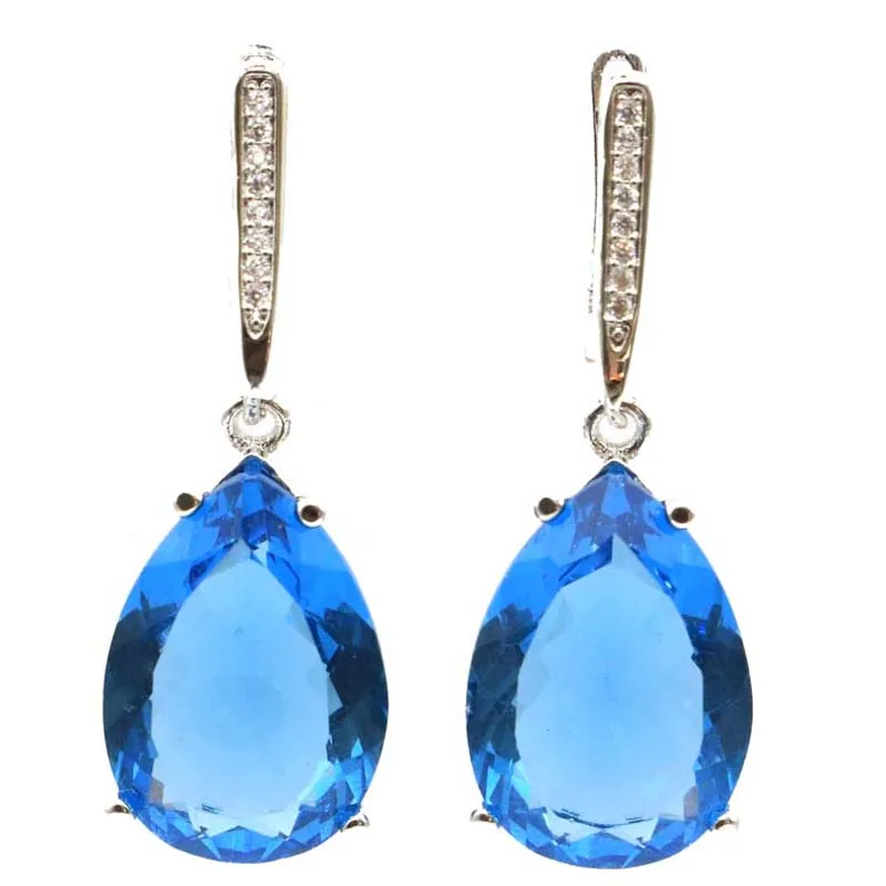 35x13 мм поэтому он очень милые Висячие Серьги Ювелирный Комплект покрытый 18x13