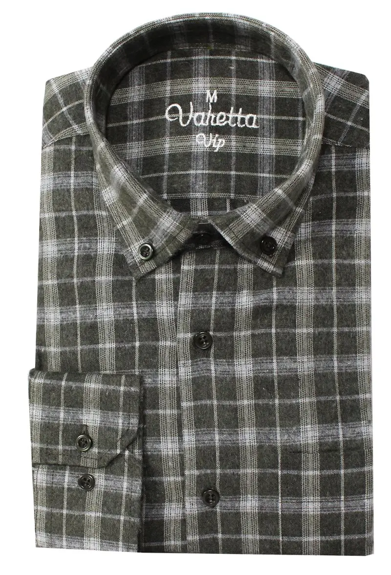 Мужская Фланелевая рубашка s зеленая мужская клетчатая с длинным рукавом