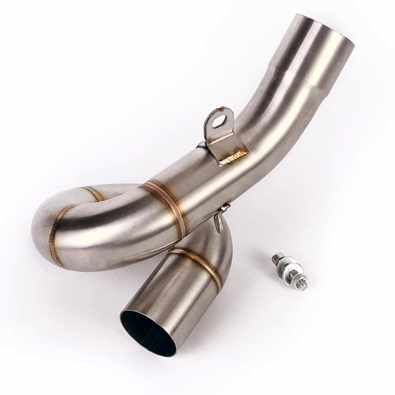 

Motorcycle Exhaust Muffler Silencer Escape Tip System Middle Mid Link Pipe for Kawasaki Ninja ZX6R 2009-2020